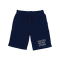 RAPDOM TS6 Fleece Gym Shorts United We Stand USA Flag-Navy-Small-