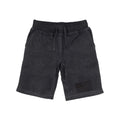 RAPDOM TS6 Fleece Gym Shorts Patriotic Tonal USA Flag-Heather Charcoal-Small-