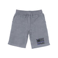RAPDOM TS6 Fleece Gym Shorts Heroes Capes Thin Blue Line USA Flag-Heather Grey-Small-