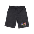 RAPDOM TS6 Fleece Gym Shorts USA Flag Gadsden Snake Don't Tread on Me-Heather Charcoal-Small-