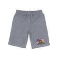 RAPDOM TS6 Fleece Gym Shorts USA Flag Gadsden Snake Don't Tread on Me-Heather Grey-Small-