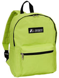 Everest Backpack Book Bag - Back to School Basic Style - Mid-Size-Lime-