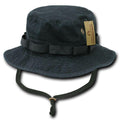 Military Style Boonie Bucket Fishing Hunting Rain Camouflage Hats Caps-Black-Small (6 7/8 - 7)-