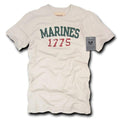 Rapid Dominance Army Air Force Navy Marines Applique Military T-Shirts Tees-Marines - Sand-Small-