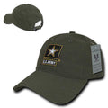 Rapid Dominance Relaxed Relaxed MIL/LE Ripstop Cotton Dad Hats Caps-Army -Olive-