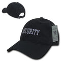 Rapid Dominance Relaxed Relaxed MIL/LE Ripstop Cotton Dad Hats Caps-Security-Black-