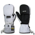Breathable Water Proof Military Patrol Army Shooting Mitten Gloves-White-Small-