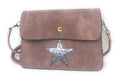 Casaba Crossbody Shoulder Bag Satchel Purse Wristlet Gift For Women Wife Mom-Star-Rose-