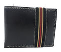 Casaba Genuine Leather Bifold Mens Womens Wallet with Security Band Two Cash Slots-Brown-