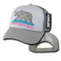 Cuglog 5 Panel California Love Foam Trucker Baseball Hat Cap California Bear-Gray-