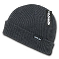 Cuglog Beanies Sweater Sailor Cuffed Cable Knit Hats Caps Warm Winter-Charcoal-