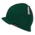 Cuglog Beanies Mckinley Waffle Knit Visor Caps Ski Snowboard Warm-Emerald-