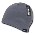 Cuglog Lhotse Ribbed Knit Beanies Snowboard Ski Skull Hat Cap Warm Winter Unisex-Grey-
