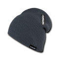 Cuglog Uluru Slouched Beanies Classic Knit Winter Caps Hats Ski Skull-CHARCOAL-