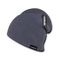Cuglog Uluru Slouched Beanies Classic Knit Winter Caps Hats Ski Skull-GREY-