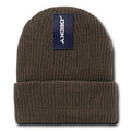 Decky Beanies Gi Watch Cap Hat Ski Military Warm Winter Unisex Youth-Brown-