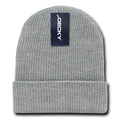 Decky Beanies Gi Watch Cap Hat Ski Military Warm Winter Unisex Youth-Heather Grey-