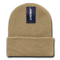 Decky Beanies Gi Watch Cap Hat Ski Military Warm Winter Unisex Youth-Khakhi-
