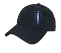 Decky Camo Military Army Acu Woodland Low Crown Relaxed Ripstop Dad Hats Caps-Black-