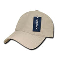 Decky Camo Military Army Acu Woodland Low Crown Relaxed Ripstop Dad Hats Caps-Khaki-