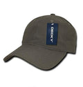 Decky Camo Military Army Acu Woodland Low Crown Relaxed Ripstop Dad Hats Caps-Olive Drab-