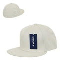 Decky Classic Retro Flat Bill Flex 6 Panel Fitted Baseball Caps Hats-Stone-