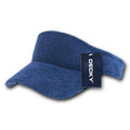 Decky Golf Tennis Walking Visor Sports Summer Sun Terry Cloth Snug Fit Unisex-996-Navy-