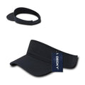 Decky Kids Size 100% Cotton Visors Sports Beach Outdoors Boys Girls Hook & Loop-Navy-