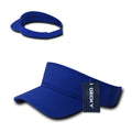 Decky Kids Size 100% Cotton Visors Sports Beach Outdoors Boys Girls Hook & Loop-Royal-