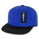 Decky Lot Of 25 Blank Flat Bill Snapback Caps Hats Solid Two Tone Wholesale Lots!!- 11 image