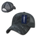Decky Relaxed Camo 6 Panel Pre Curved Bill Trucker Baseball Caps Hats-NTG-