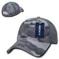 Decky Relaxed Camo 6 Panel Pre Curved Bill Trucker Baseball Caps Hats-URB-