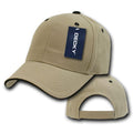 Decky Sandwich Visor Pro Style Two Tone Constructed 6 Panel Baseball Hats Caps-2003-Khakhi/Black-