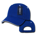 Decky Sandwich Visor Pro Style Two Tone Constructed 6 Panel Baseball Hats Caps-2003-Royal/White-