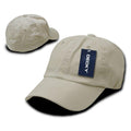 Decky Washed Cotton Polo Style Flex Fitted Baseball Hats Caps Unisex-Stone-