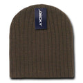 Decky Winter Beanies For Baby Toddlers Kids Youth Cable Knit Soft Stretchy-Brown-