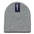 Decky Winter Beanies For Baby Toddlers Kids Youth Cable Knit Soft Stretchy-Heather Grey-