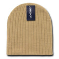 Decky Winter Beanies For Baby Toddlers Kids Youth Cable Knit Soft Stretchy-Khakhi-