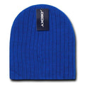 Decky Winter Beanies For Baby Toddlers Kids Youth Cable Knit Soft Stretchy-Royal-