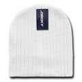 Decky Winter Beanies For Baby Toddlers Kids Youth Cable Knit Soft Stretchy-White-