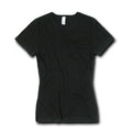 Decky Women'S Women 30S Baby Rib Crew Neck Slim Fit Tank Shirts-Black-Small-