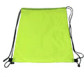 Drawstring Rucksack Sack Cinch Tote Storage Bag Sack For Gym Traveling Work School Adults Kids-Yellow-