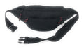 Fanny Pack Purse Travel Pouch Money Passport Id Zipper Waist Belt Bag 4 Pockets 48inch-BLACK-