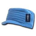 Gi Cadet Army Military Flat Top Beanies Caps Hats Ribbed Knit Visor Ski-Sky-