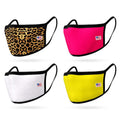 4 Pack Face Masks Comfort Fit Double Layer Washable Reusable Made in USA-PACK D-