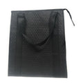 Large Big Thermo Insulated Reusable Grocery Shopping Tote Bags Lunch Cooler Box-BLACK-