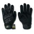 Lightweight Mechanics Work Motorcycle Bike Riding Gloves-Black-Small-