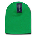 Decky Made In USA America Beanies Gi Short Watch Warm Skull Caps Hats Unisex-Kelly Green-
