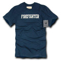 Rapid Dominance Military Law Enforcement Air Force Navy Army Marines Police Security T-Shirts-Firefighter - Navy-Regular-Medium