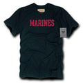 Rapid Dominance Military Law Enforcement Air Force Navy Army Marines Police Security T-Shirts-Marines - Black-Regular-X-Large